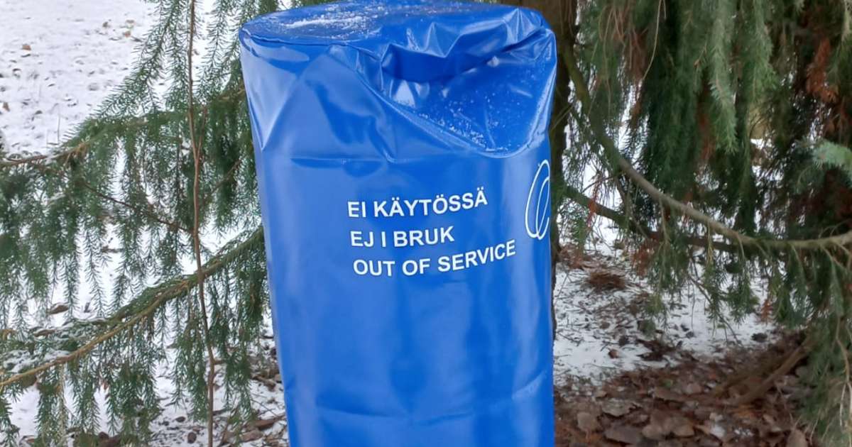 Waste bins out of use City of Espoo